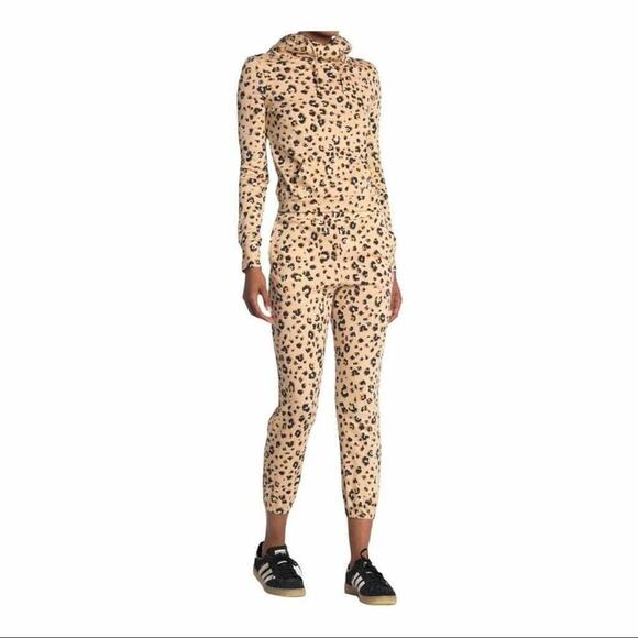 Love, Fire Women's Animal Print Cozy Jogger Lounge Pants Xsmall MSRP $30 - Picture 2 of 2